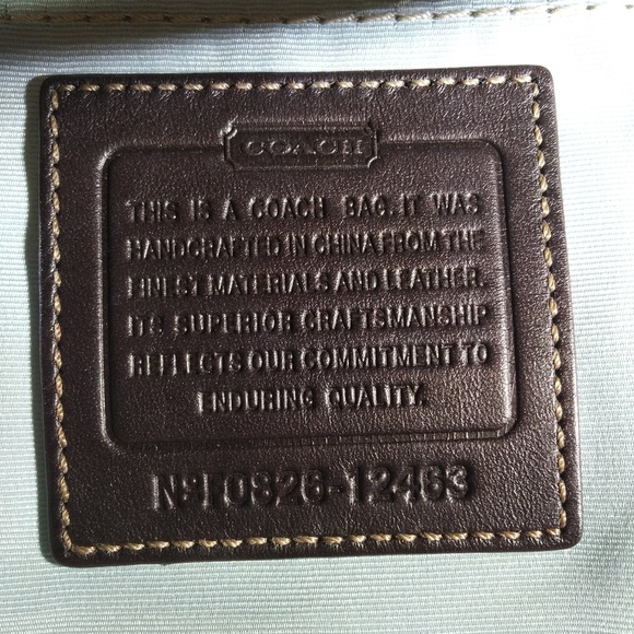 SOLD Coach Signature Bronze Hampton Madeline GUC - Picture 6 of 8